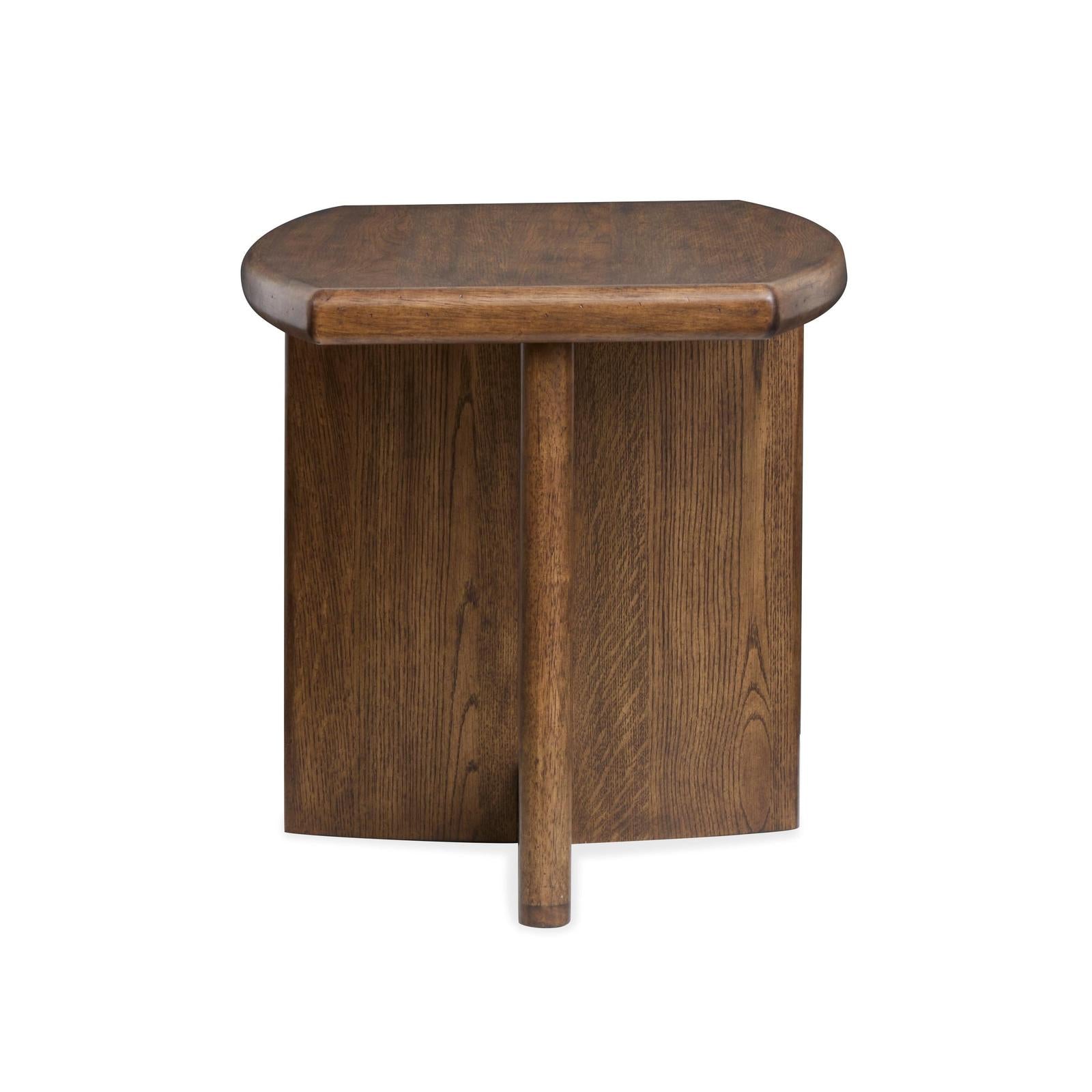 Magnussen Home Phoebe Sienna Brown Rectangular End Table