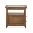 Magnussen Home Bay Creek Toasted Nutmeg End Table