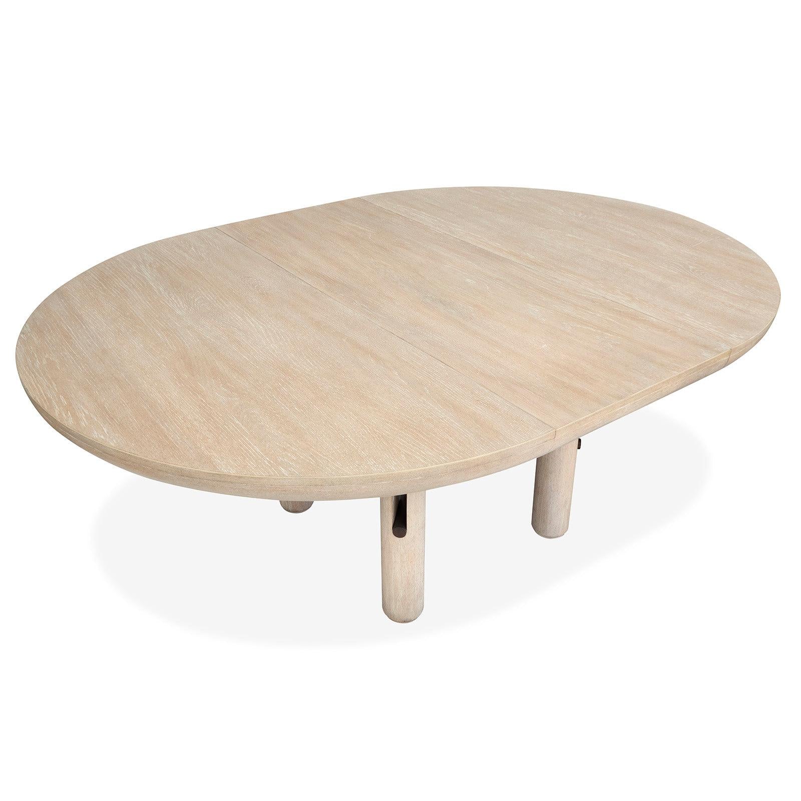 Salt Life Home Sunset Cove Sanibel Brown Extendable Round Dining Table