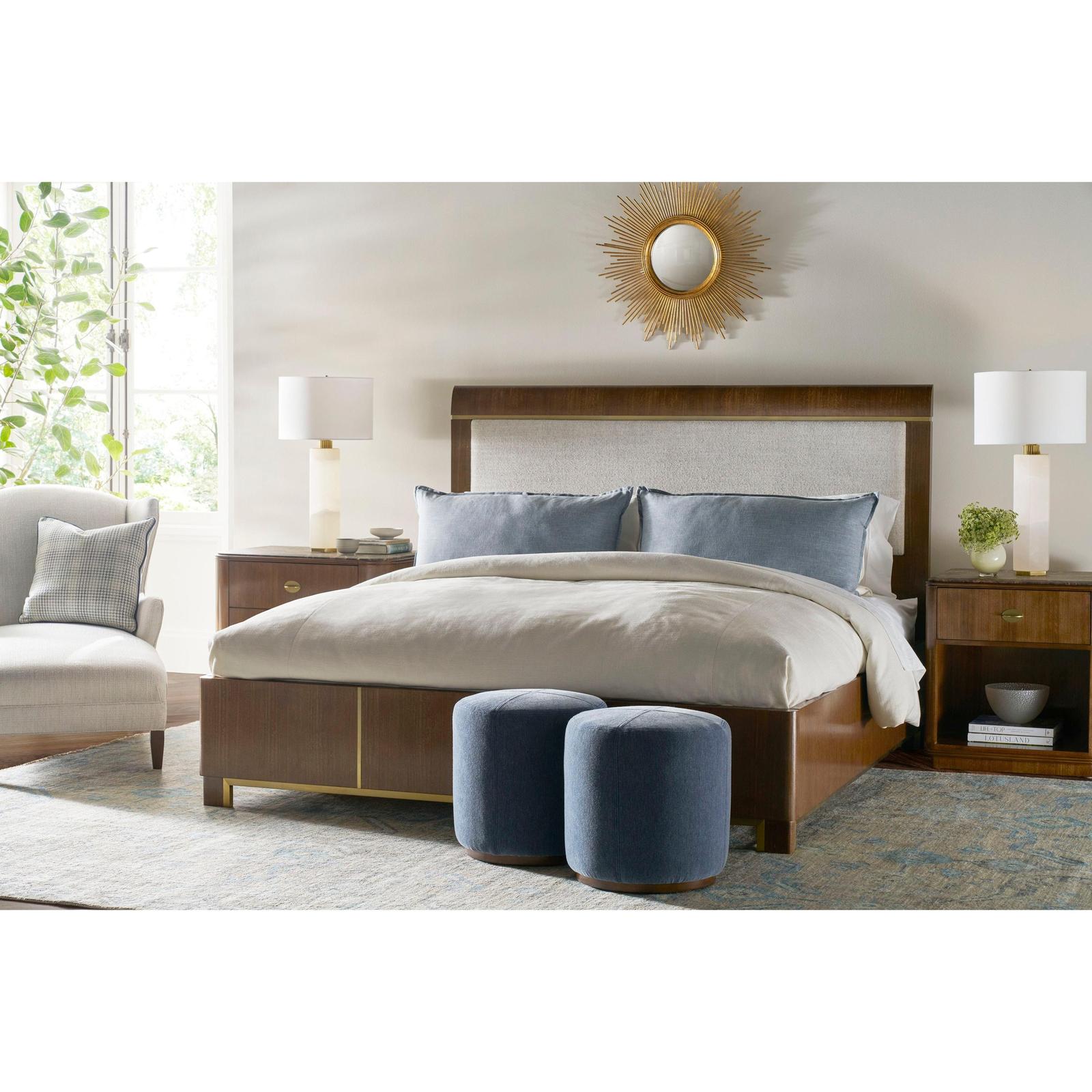 Century Furniture Marquis Maxwell Upholstery Panel King Bed