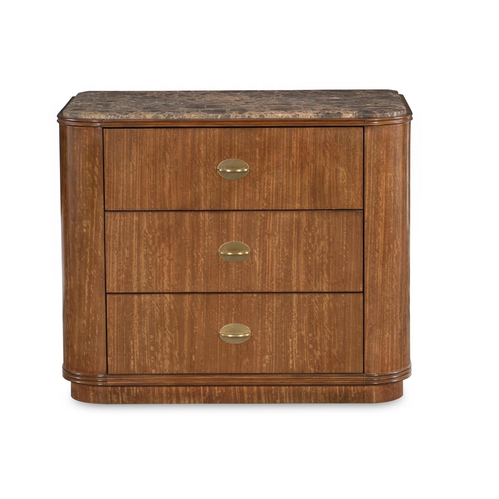 Century Furniture Marquis Maxwell Three Drawer Nightstand