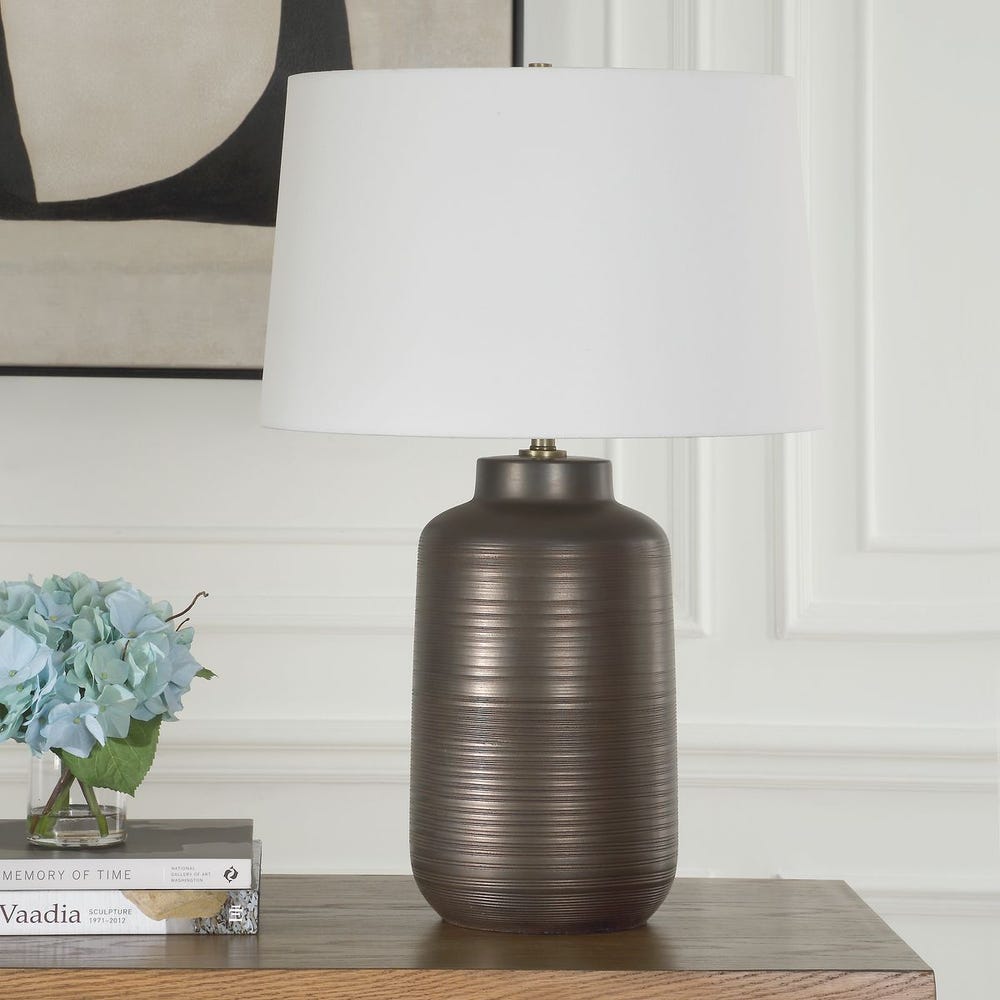 Uttermost Calderone Bronze Table Lamp