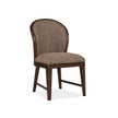 Magnussen Home Belville Chestnut Brown Upholstered Side Chair Two Pack