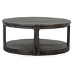 Magnussen Home Boswell Peppercorn Round Cocktail Table With Casters