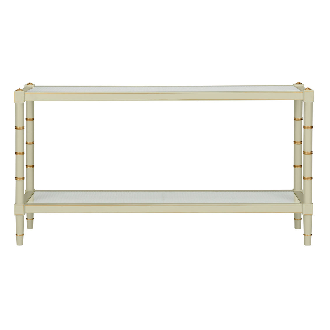 Chelsea House Conner Cane Console Table