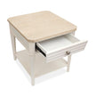 Salt Life Home Echo Isles Sea Pearl and Driftwood Rectangular End Table