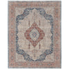 Feizy Marquette 39GRF Transitional Medallion in Gray/Red/Blue