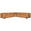 Hooker Furniture Fresco 5 Seat Sectional with Power Recline & Power Headrest