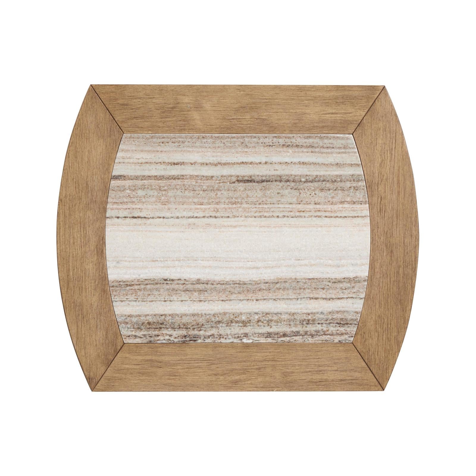 Magnussen Home Bradford Riverbed Beige Rectangular End Table