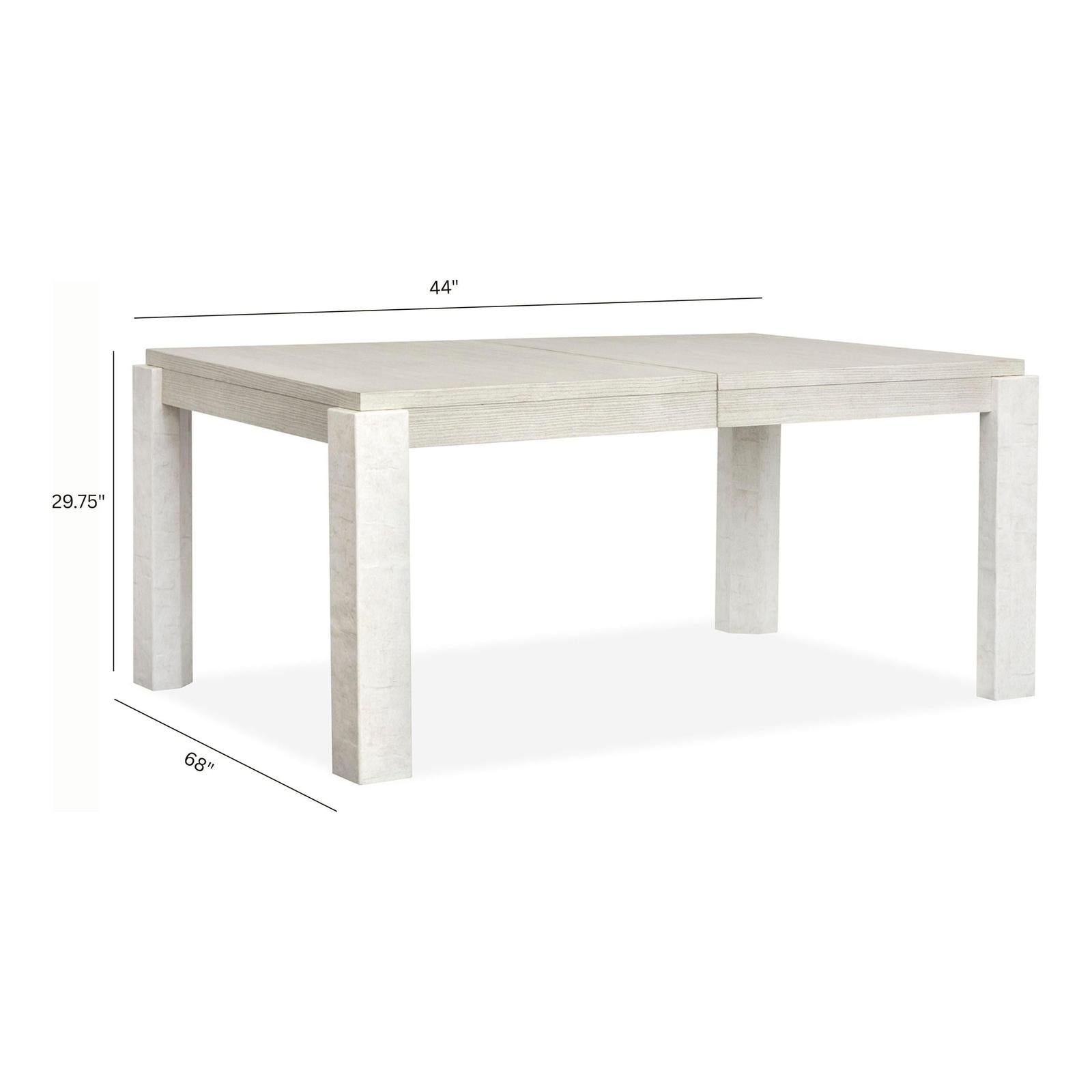 Magnussen Home Lorelei Misty Cloud Extendable Rectangular Dining Table