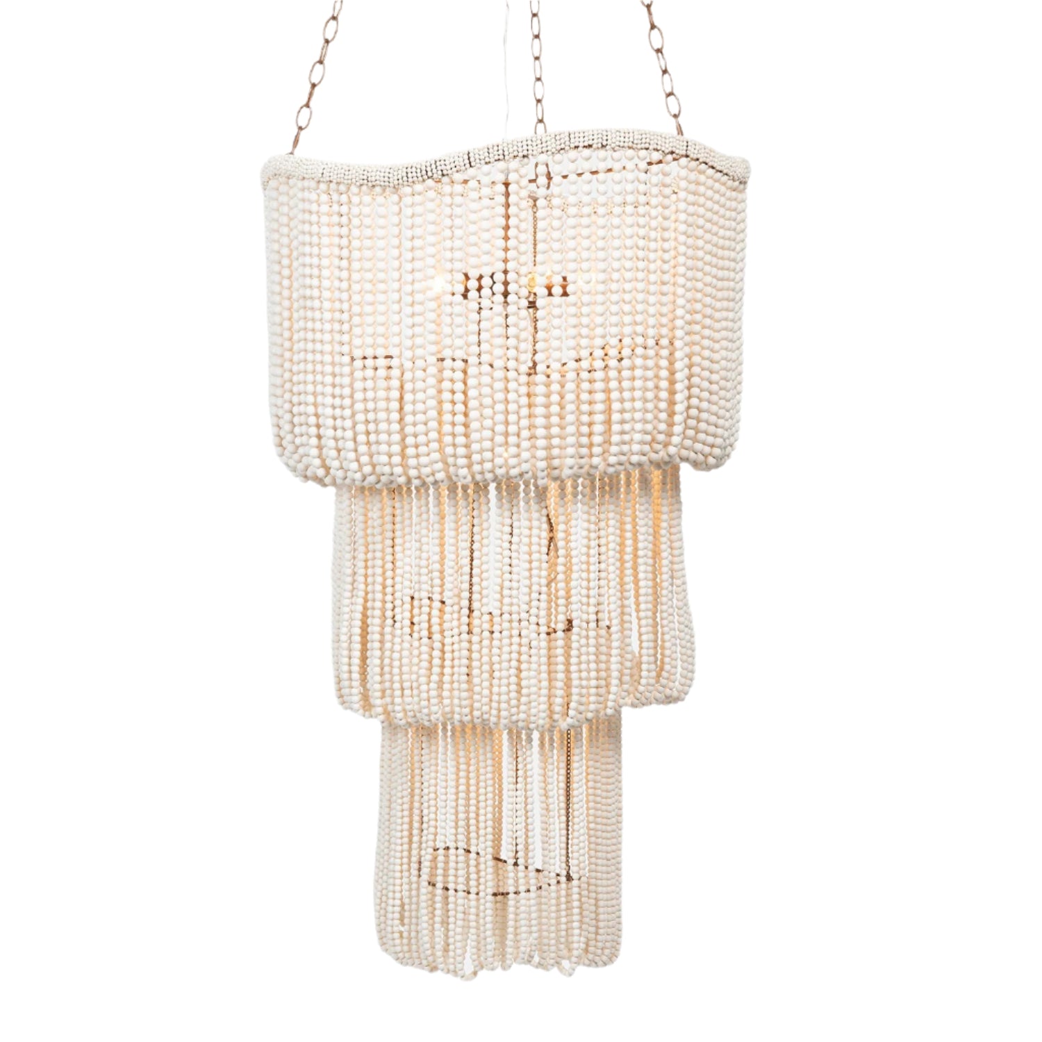 Made Goods Belva 3-Tier Chandelier 28"