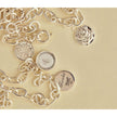 Christofle Chri-Chri Sterling Silver Medal  With Snape Hook Peau De Lion