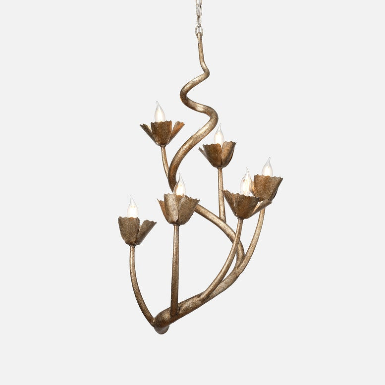 Rosemary Curved Floral Chandelier