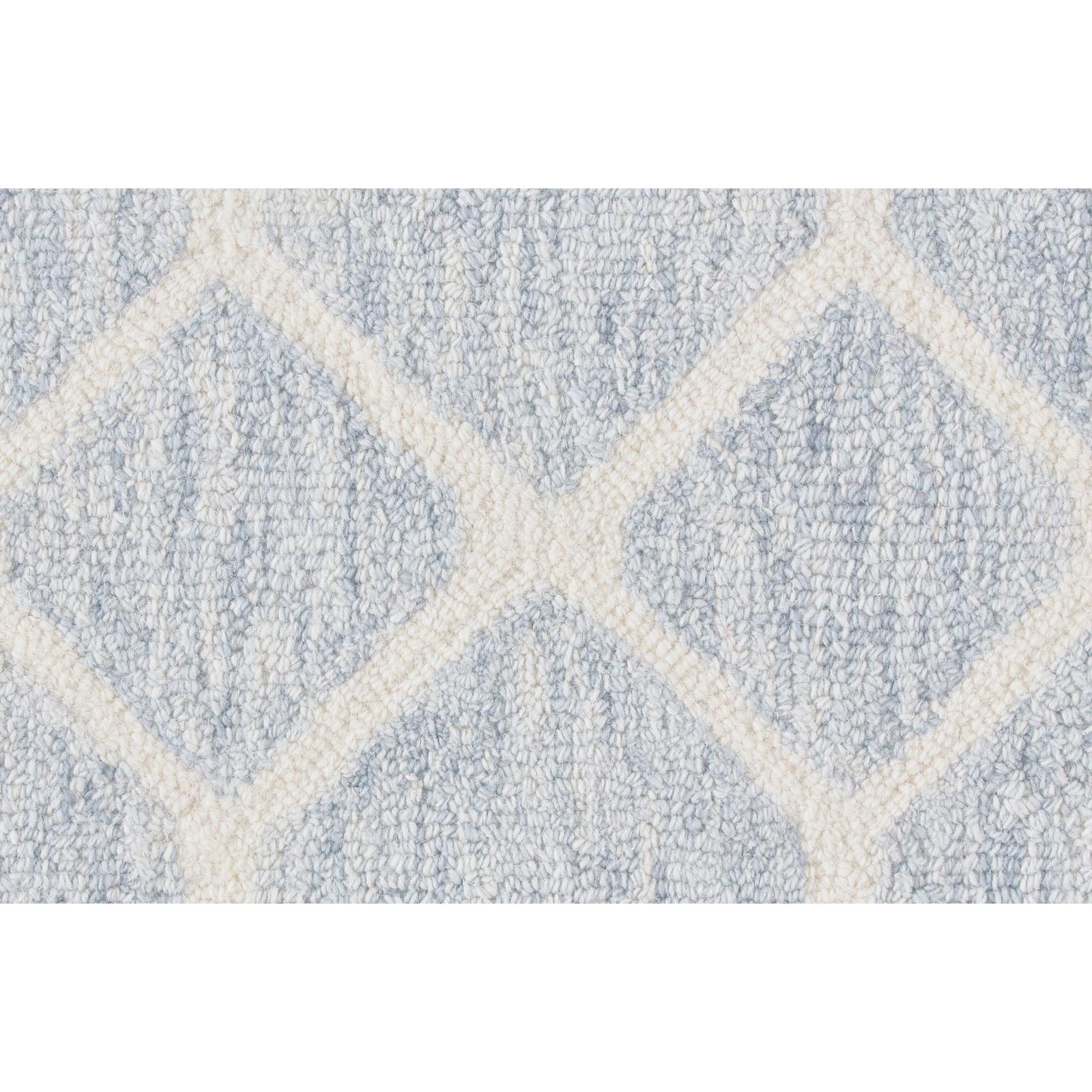Feizy Belfort 8777F Transitional Trellis & Lattice Rug in Blue/Ivory