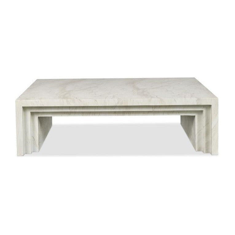 Maitland Smith Aries Coffee Table Faux Marble