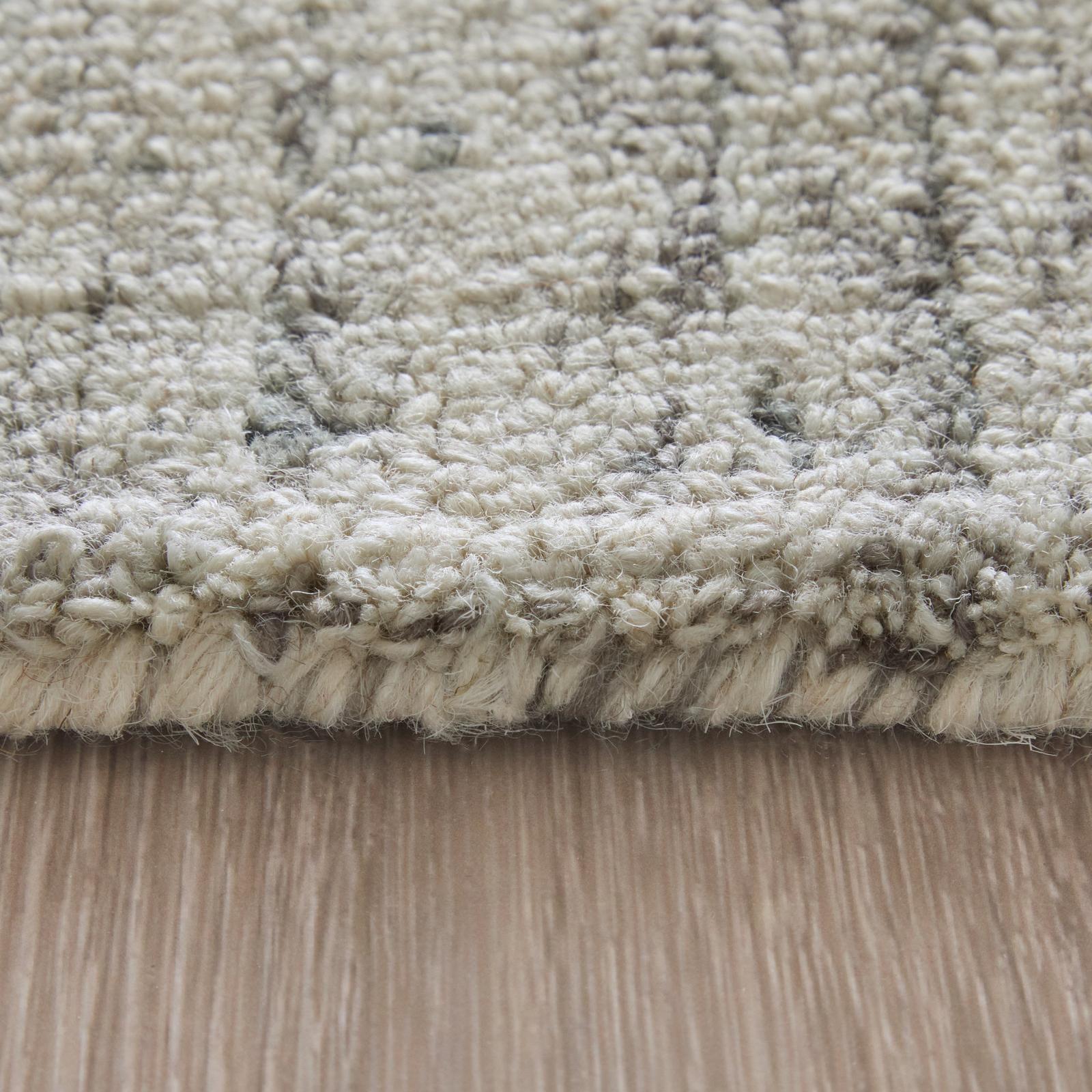 Feizy Belfort 8667F Transitional Solid Rug in Ivory/Gray/Taupe