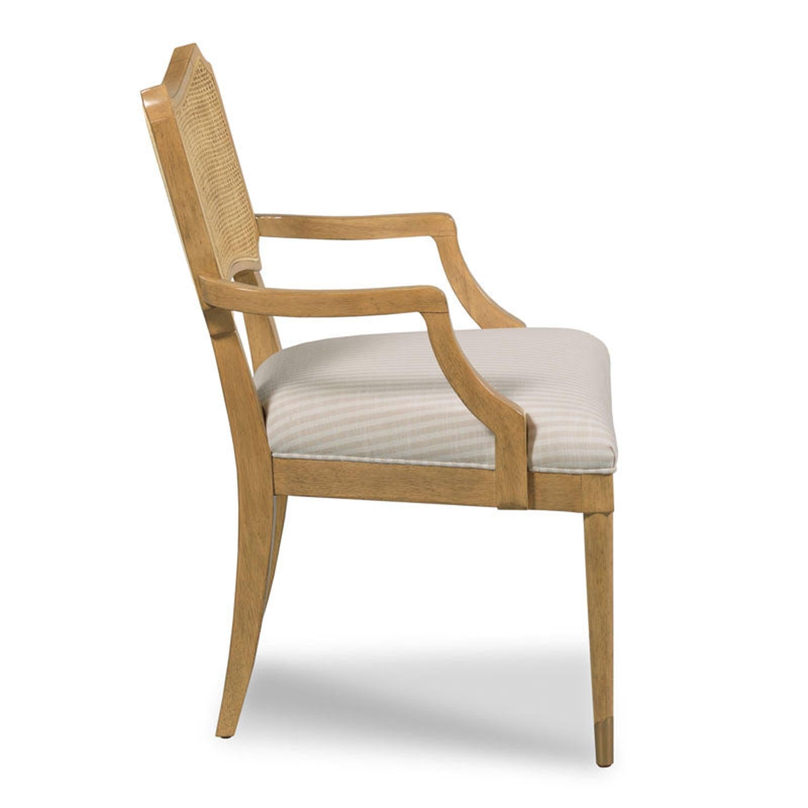 Woodbridge Furniture Powers Cane Arm Chair