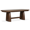 Magnussen Home Belville Chestnut Brown Extendable Trestle Dining Table