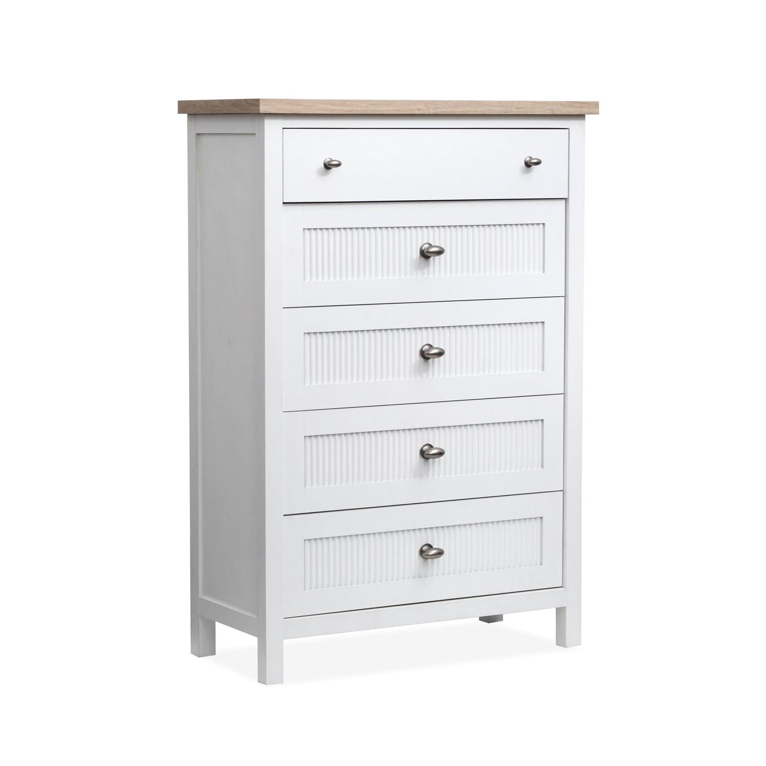 Salt Life Home Windmill Harbour White Whisp and Sand Drawer Chest