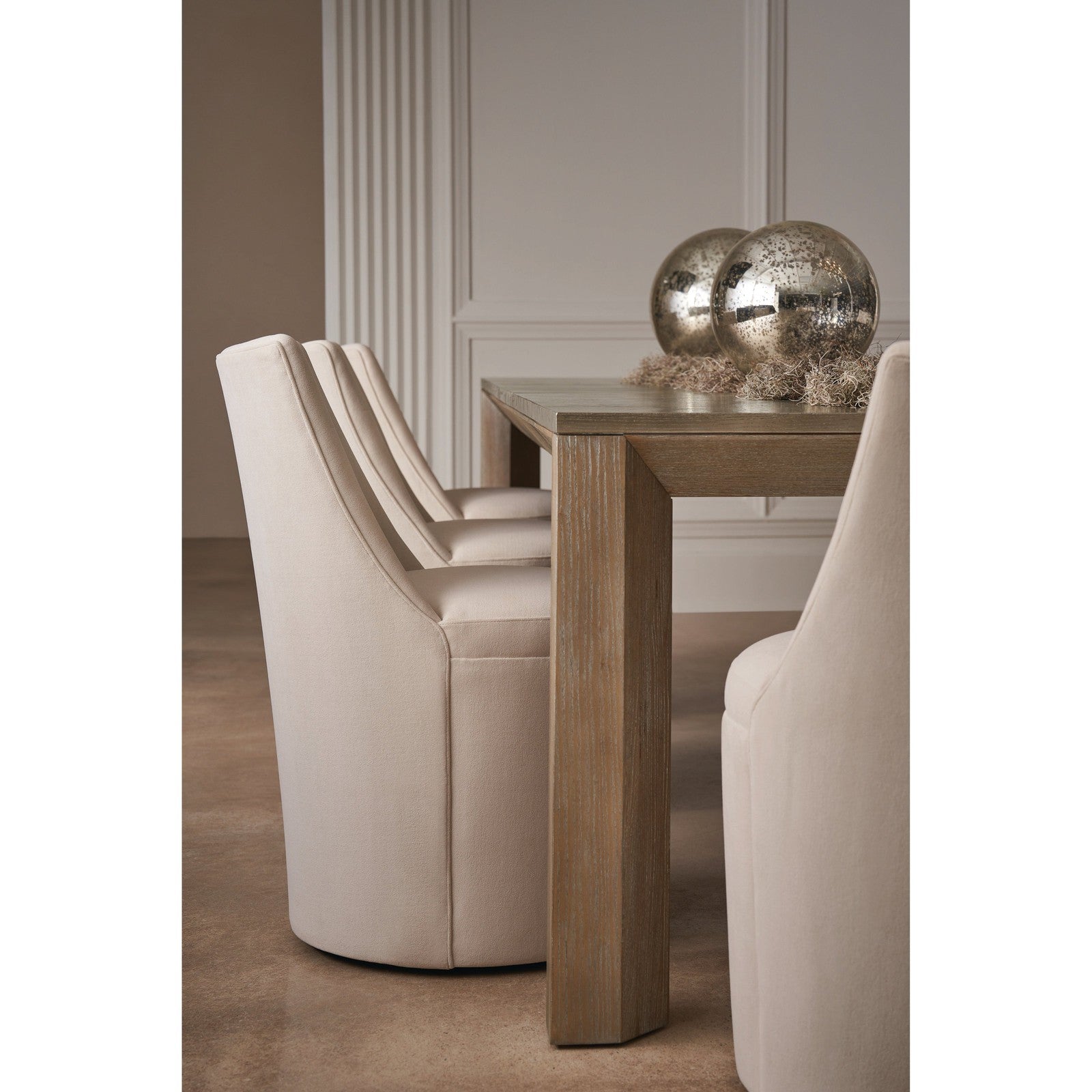 Caracole Classic Barrel Roll Dining Side Chair