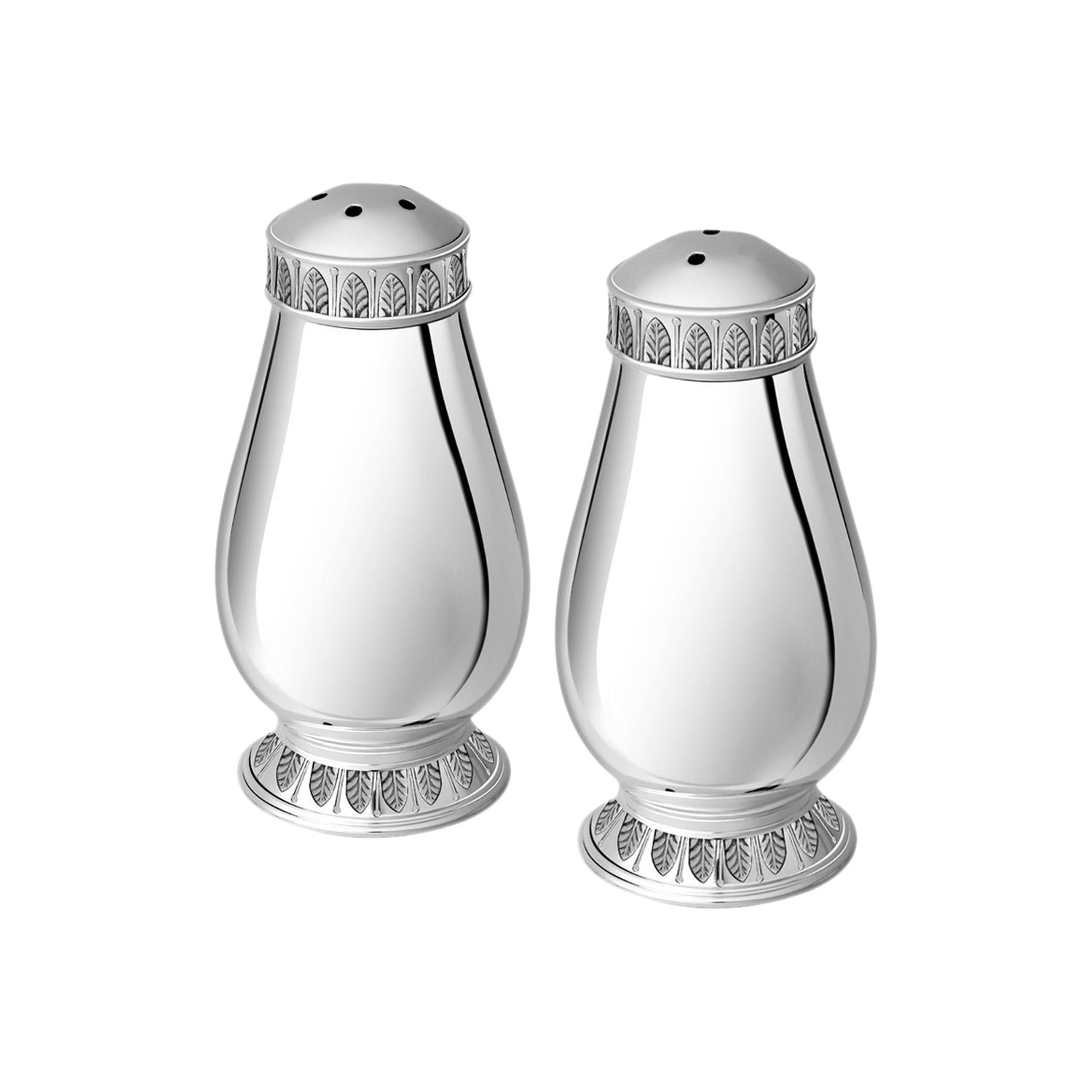 Christofle Malmaison Silver-Plated Salt & Pepper Shaker Set