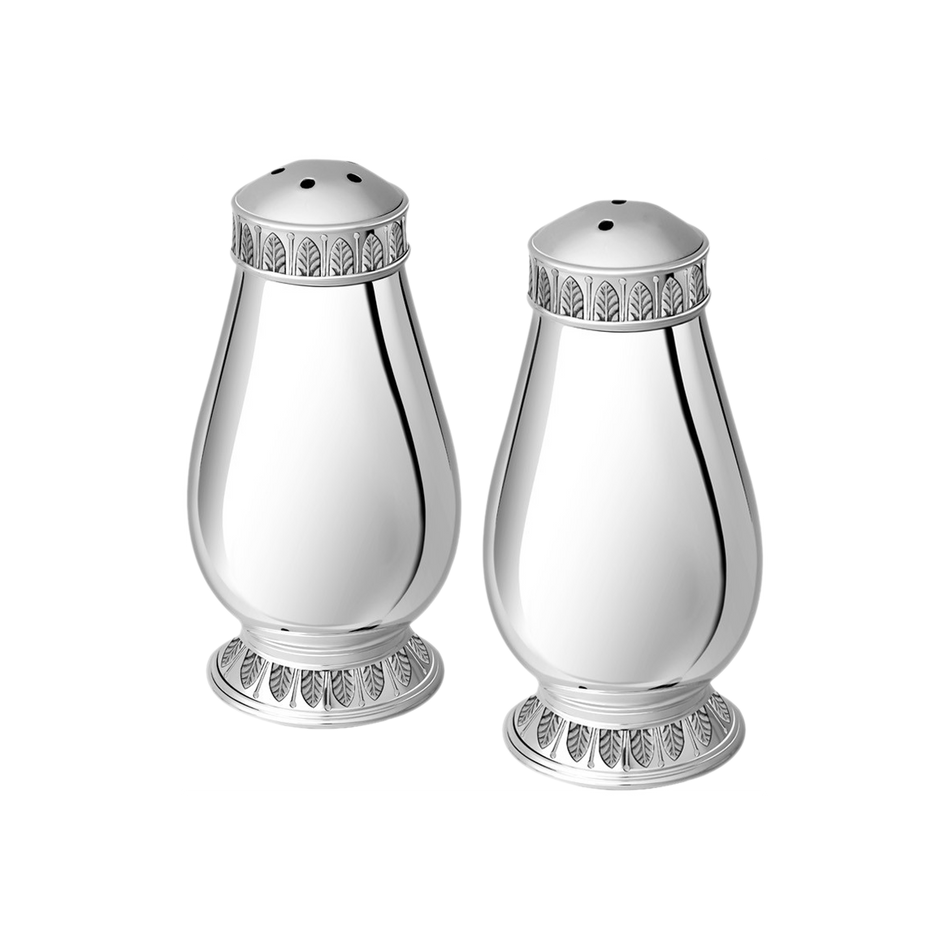 Christofle Malmaison Silver-Plated Salt & Pepper Shaker Set