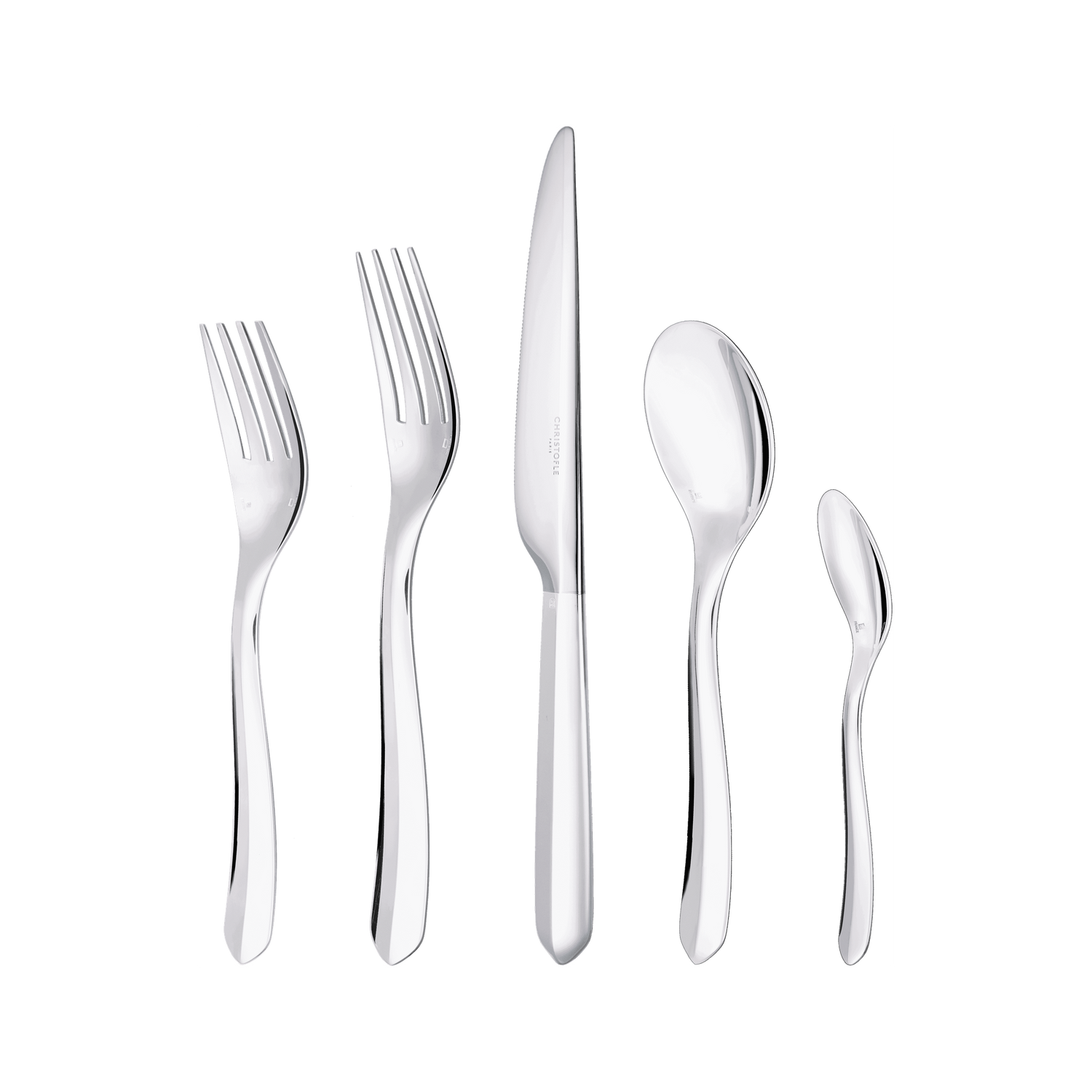 Christofle Infini Christofle 5-Piece Silver-Plated Flatware Set