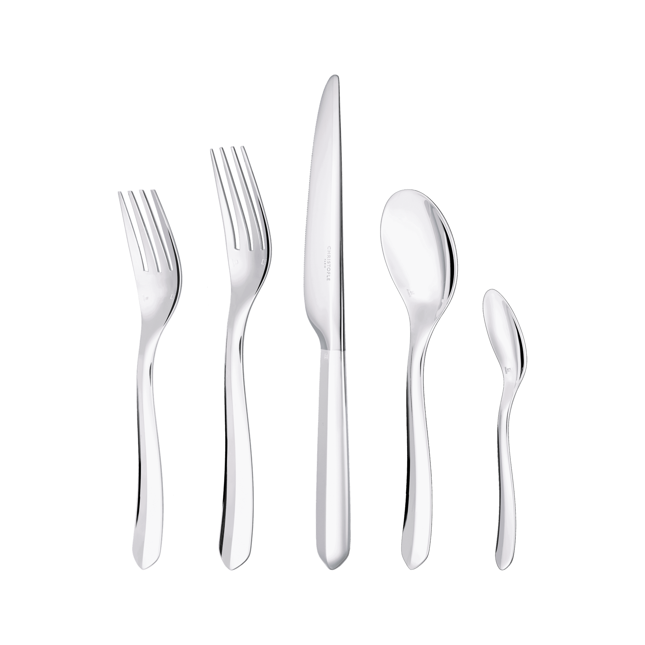 Christofle Infini Christofle 5-Piece Silver-Plated Flatware Set