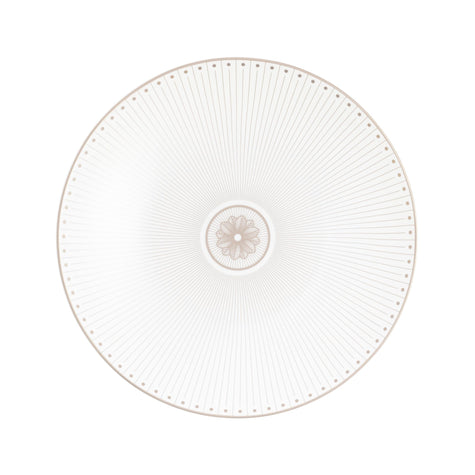 Christofle Malmaison Impériale Porcelain Dessert/Luncheon/Salad Plate Platinium Finish