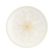 Christofle Malmaison Impériale Porcelain Bread Plate Gold Finish