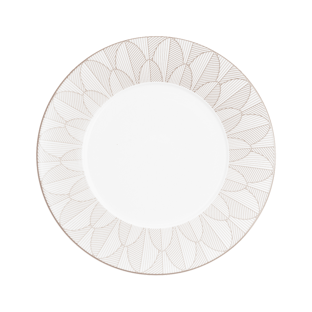 Christofle Malmaison Impériale Dinner Porcelain Plate