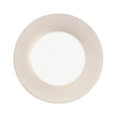 Christofle Malmaison Impériale Porcelain Underplate Platinium Finish