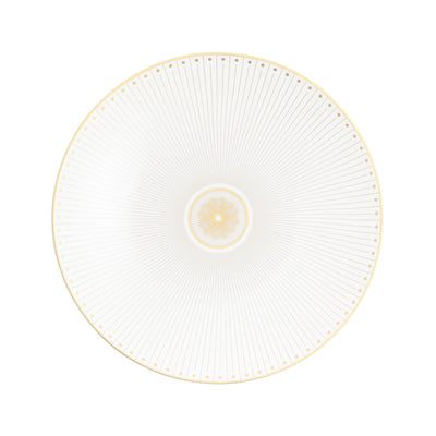 Christofle Malmaison Impériale Dessert Plate Porcelain Gold