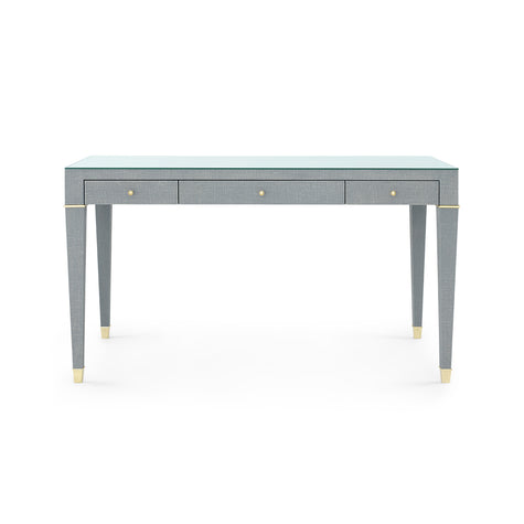 Villa & House Claudette Desk with Glass Top