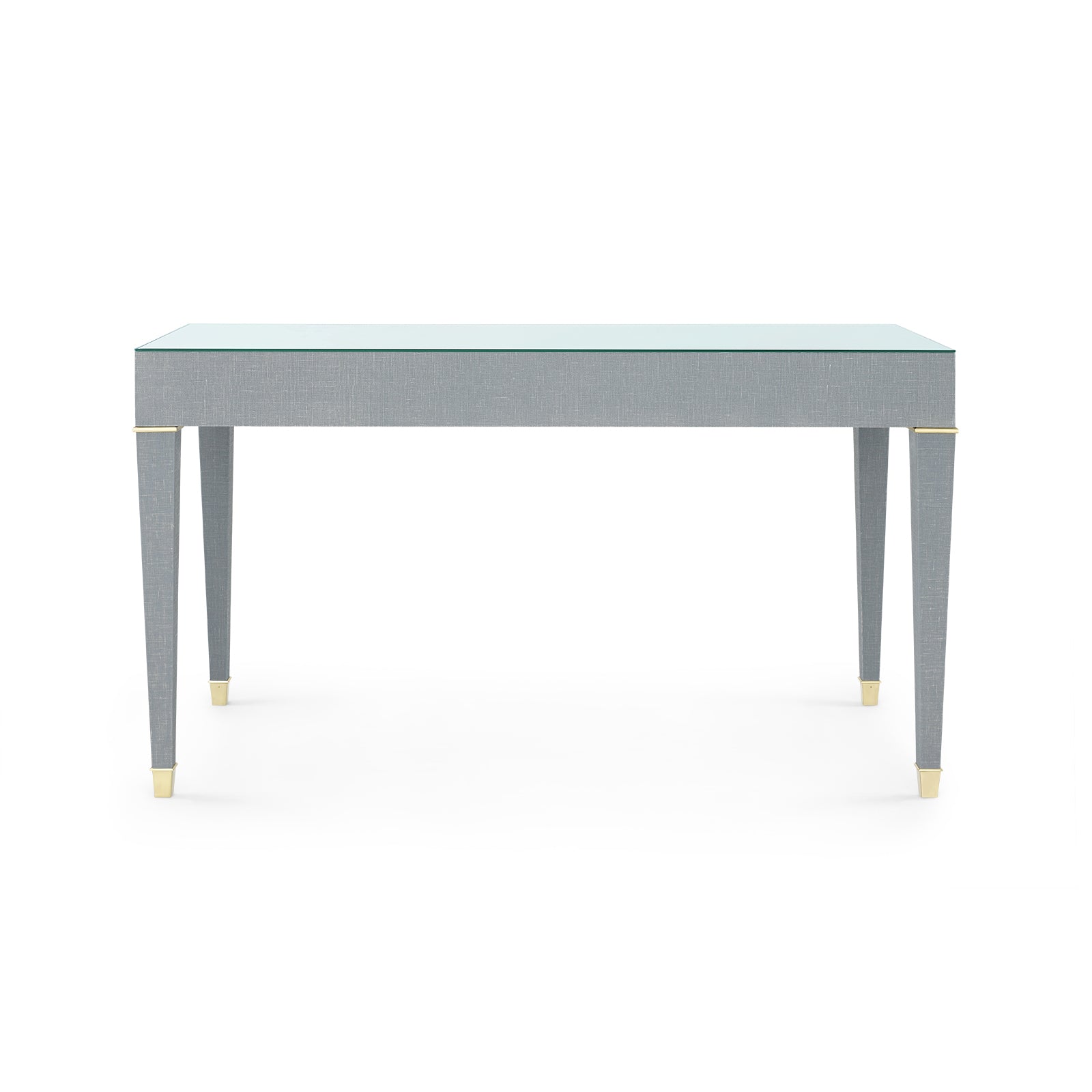 Villa & House Claudette Desk with Glass Top