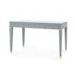 Villa & House Claudette Desk with Glass Top