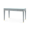 Villa & House Claudette Desk with Glass Top