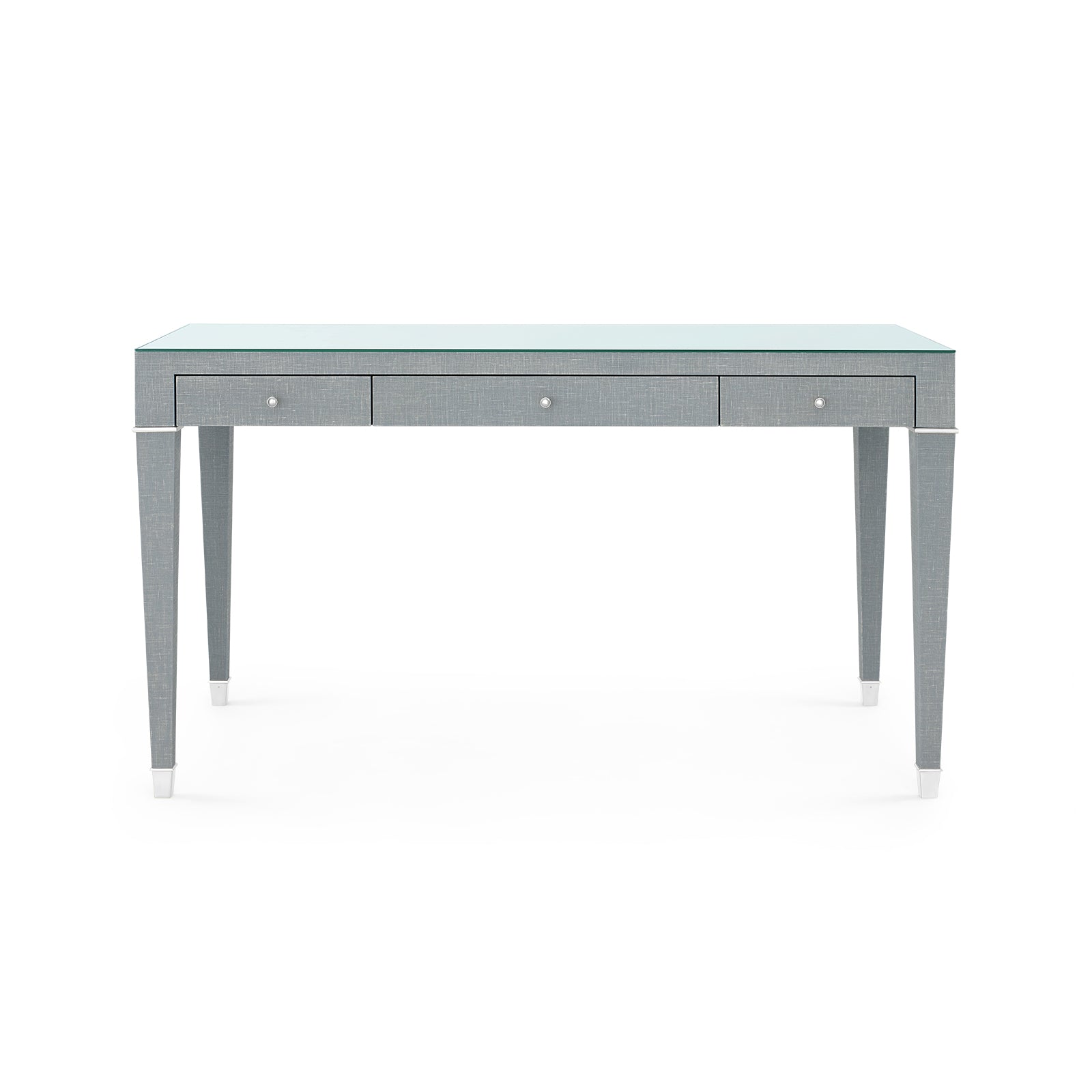 Villa & House Claudette Desk with Glass Top