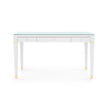 Villa & House Claudette Desk with Glass Top