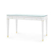 Villa & House Claudette Desk with Glass Top