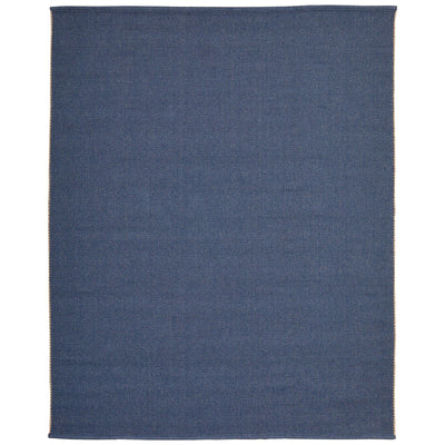 Feizy Theo 0827F Modern Solid in Blue/Tan