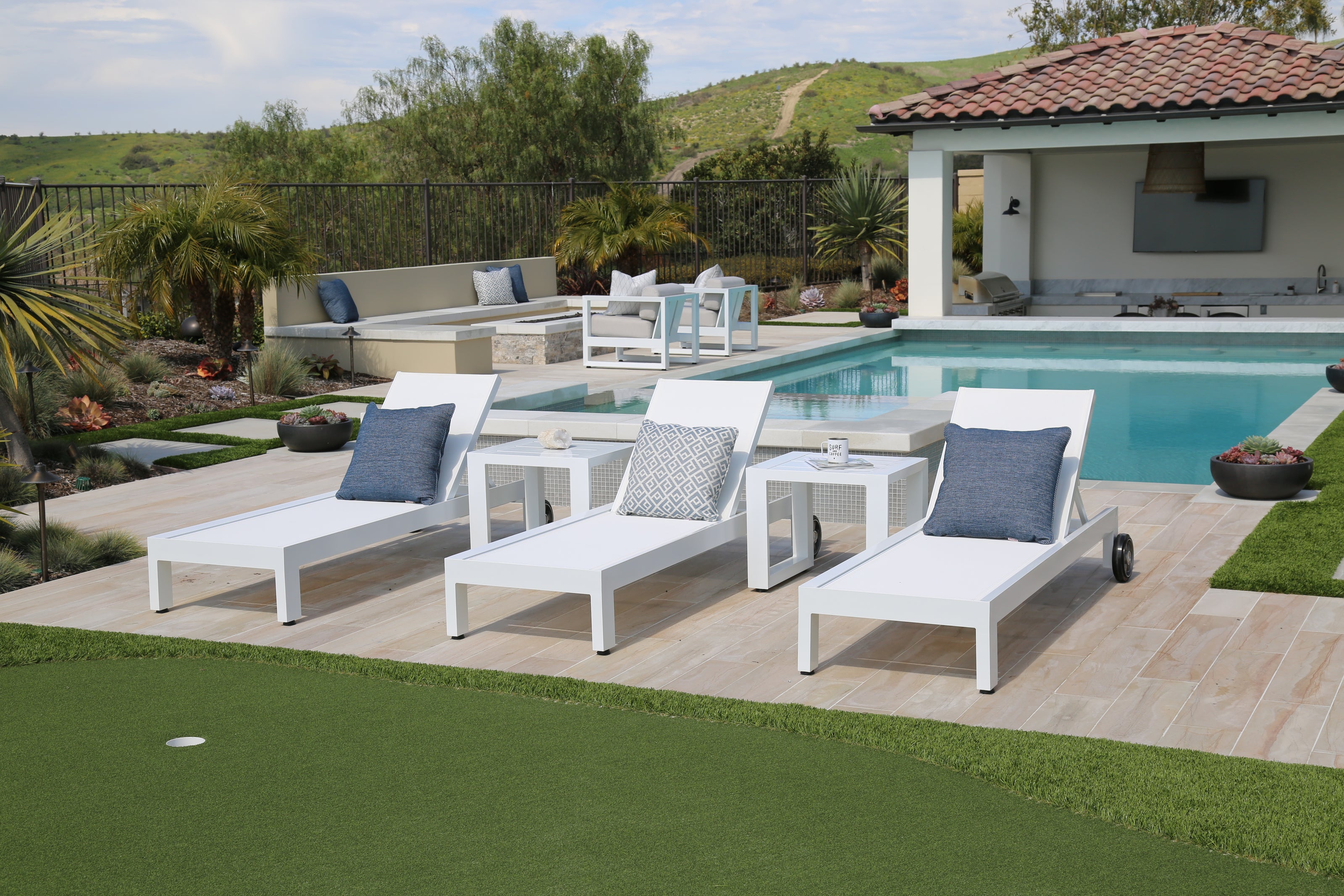 Sunset West Newport Adjustable Sling Chaise