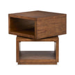 Magnussen Home Newton Cinnamon Square End Table