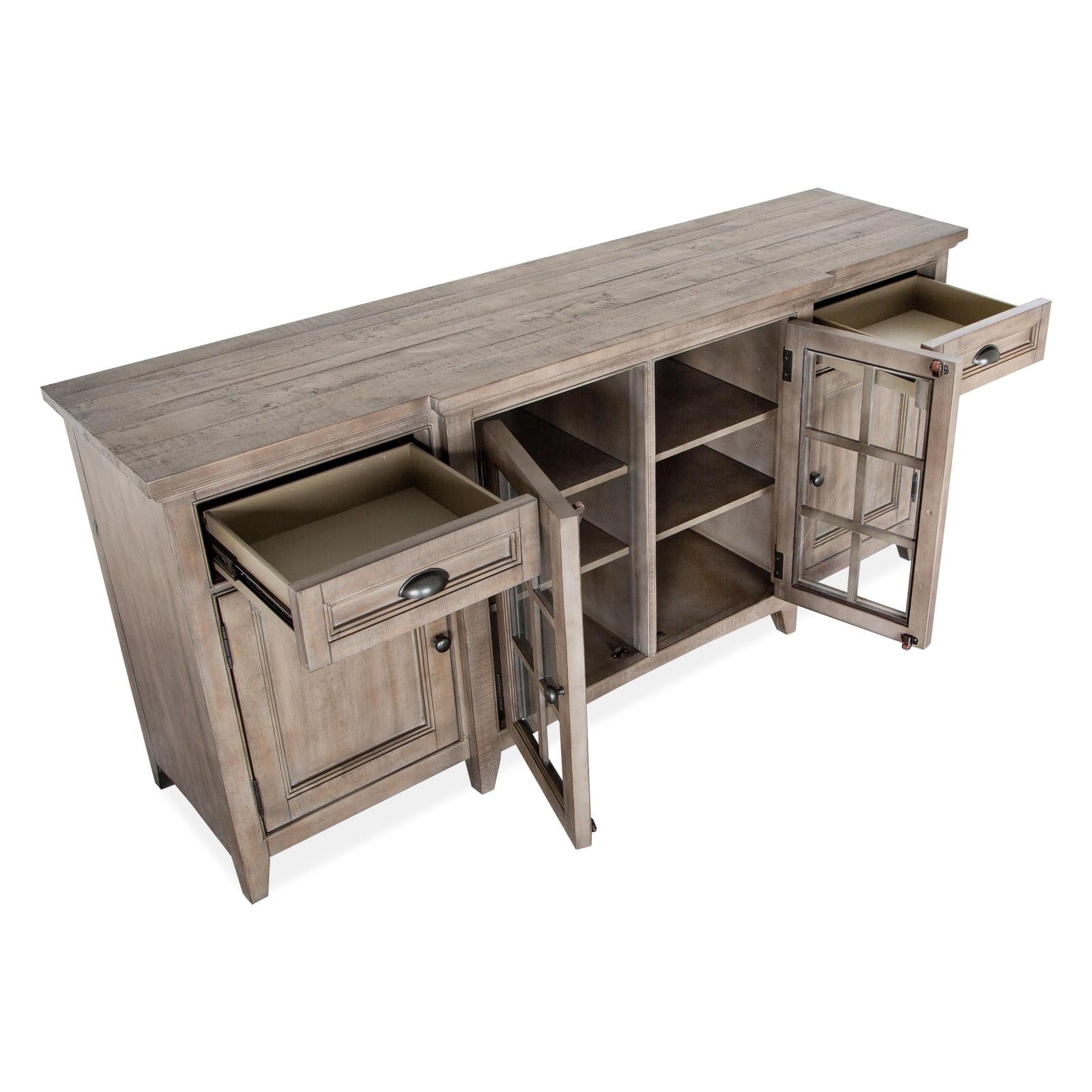 Magnussen Home Paxton Place Dovetail Grey Console