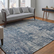 Feizy Eastfield 69AEF Modern Abstract in Blue/Ivory