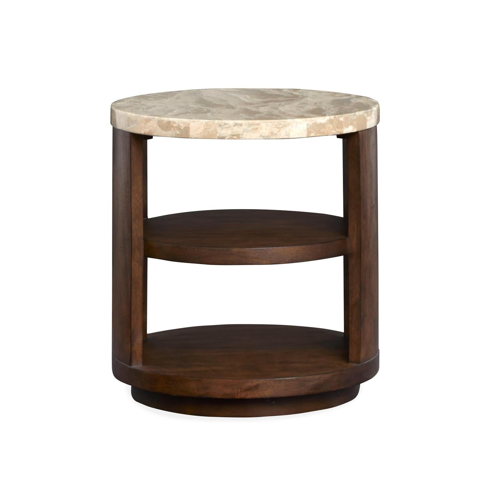Magnussen Home Mcpherson Burnt Umber End Table
