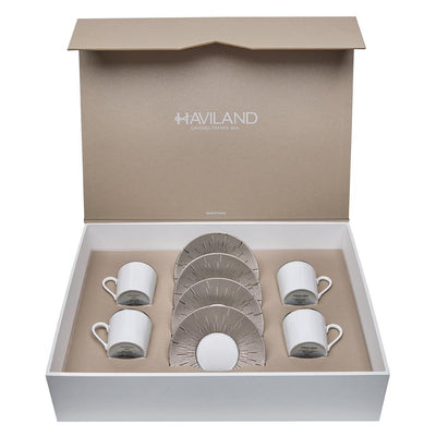 Haviland Infini Prestige Coffee Cup and Saucer