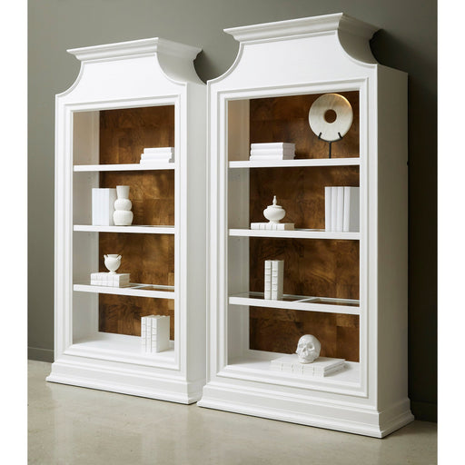 Pulaski Furniture Open Storage 3 Shelf Bookcase with Natural Wood Back Panel