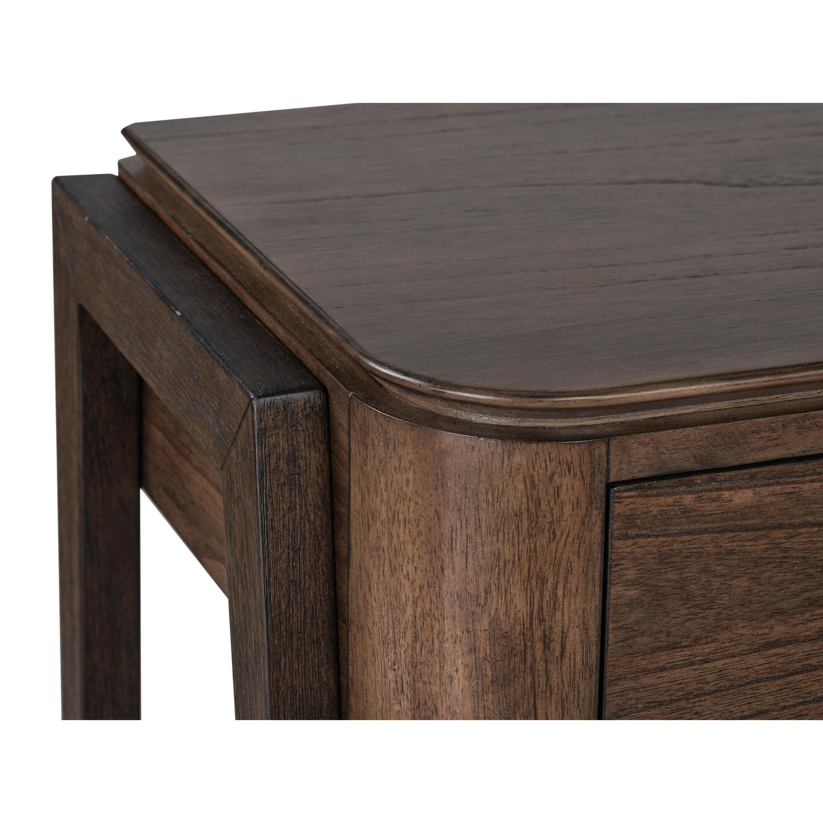 Magnussen Home Hallie Milk Chocolate & Dark Chocolate Rectangular Sofa Table