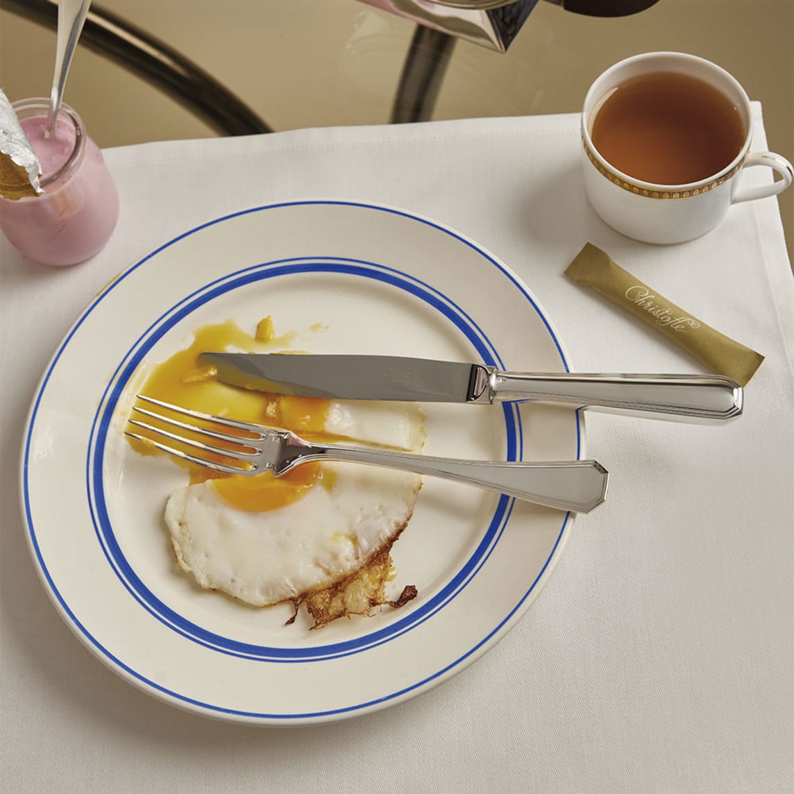 Christofle America Silver Plated Cutlery Set